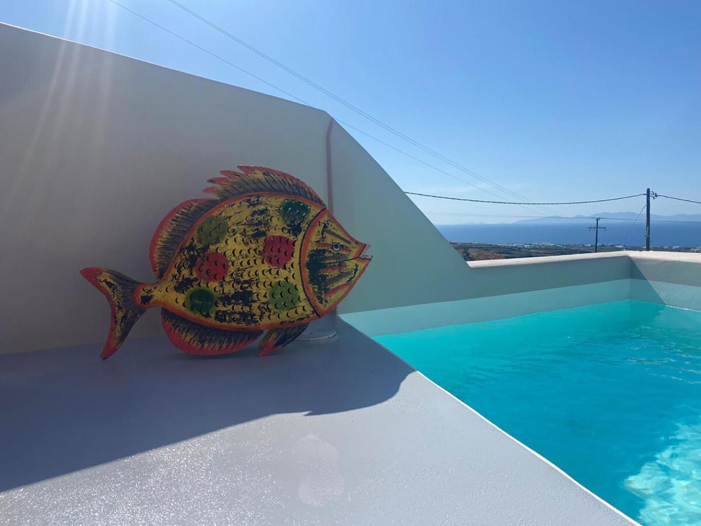 Pink Freud Santorini Vila Oía